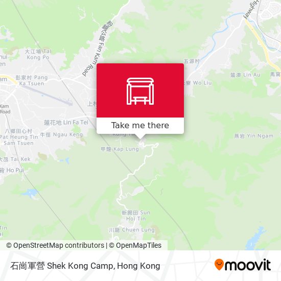 石崗軍營 Shek Kong Camp map