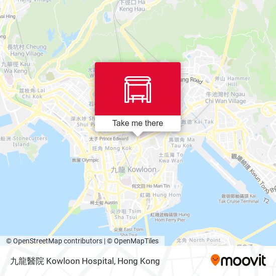 九龍醫院 Kowloon Hospital map