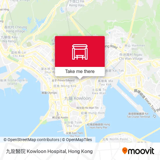 九龍醫院 Kowloon Hospital地圖