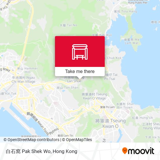 白石窩 Pak Shek Wo map