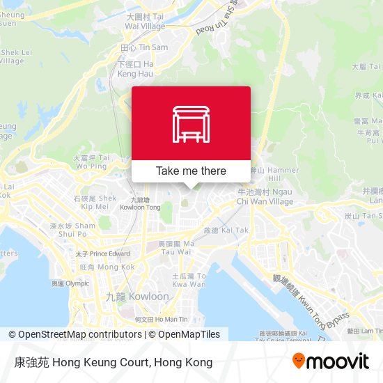 康強苑 Hong Keung Court map