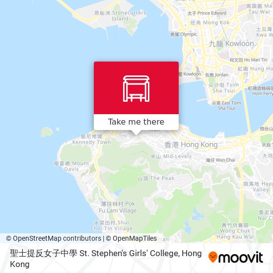 聖士提反女子中學 St. Stephen's Girls' College地圖