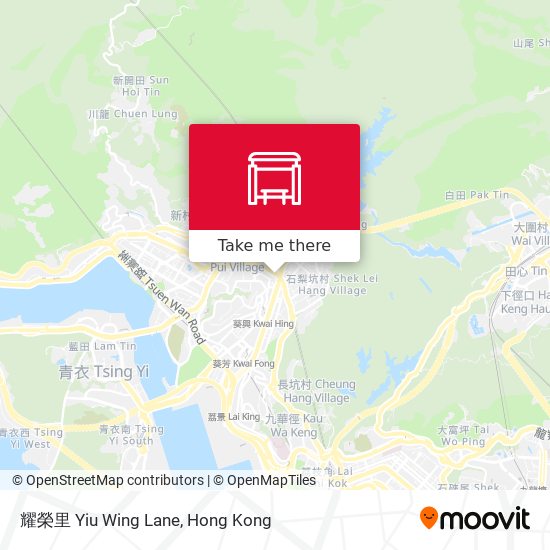 耀榮里 Yiu Wing Lane map
