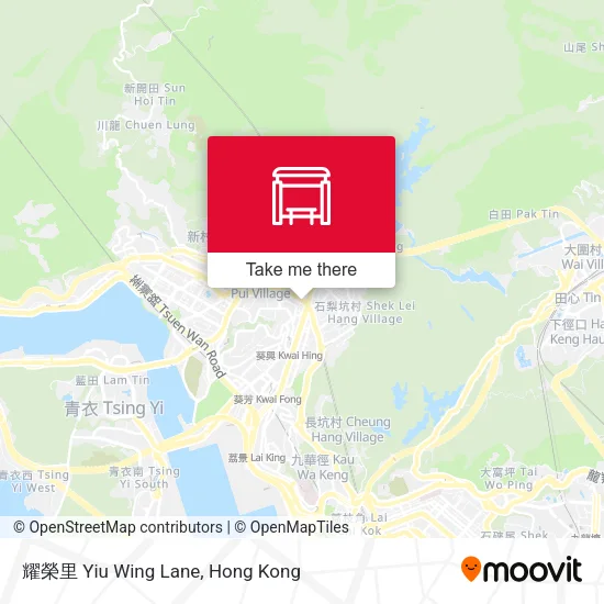 耀榮里 Yiu Wing Lane地圖