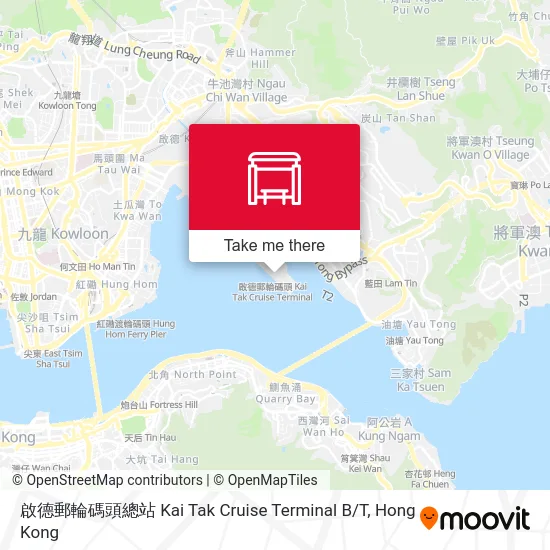 啟德郵輪碼頭總站 Kai Tak Cruise Terminal B / T地圖