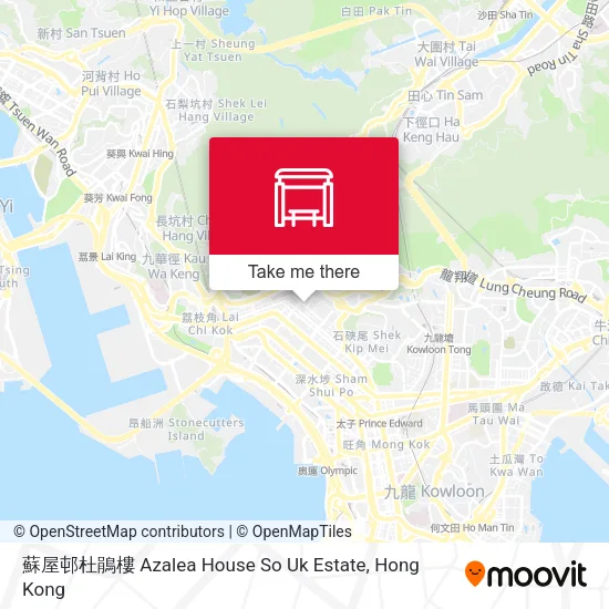 蘇屋邨杜鵑樓 Azalea House So Uk Estate地圖