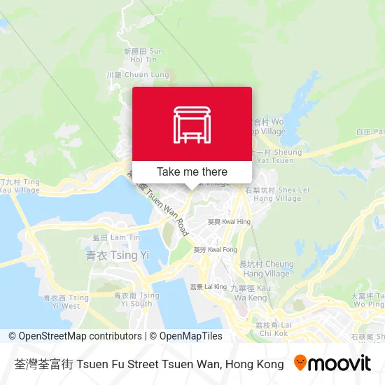 荃灣荃富街 Tsuen Fu Street Tsuen Wan地圖