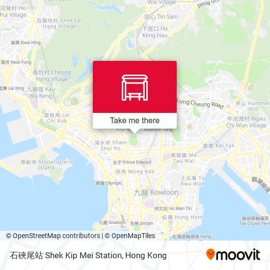 石硤尾站 Shek Kip Mei Station map