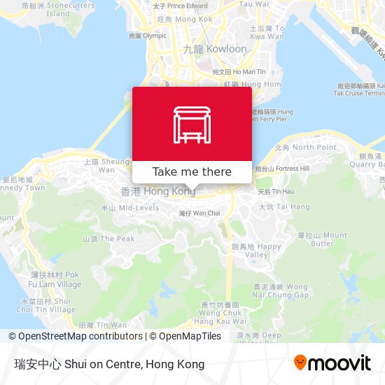 瑞安中心 Shui on Centre map