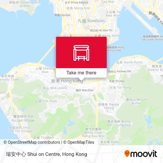 瑞安中心 Shui on Centre地圖