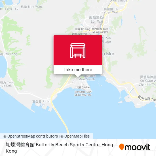 蝴蝶灣體育館 Butterfly Beach Sports Centre地圖