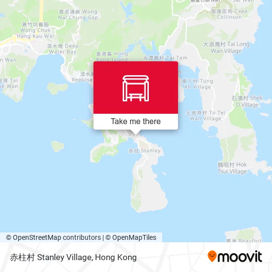 赤柱村 Stanley Village map