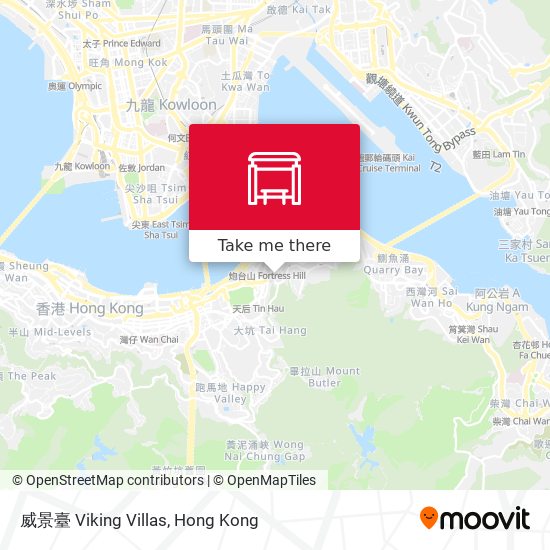 威景臺 Viking Villas map