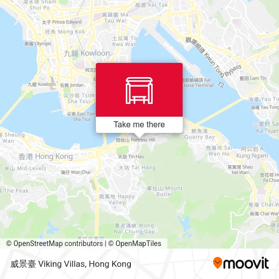 威景臺 Viking Villas map