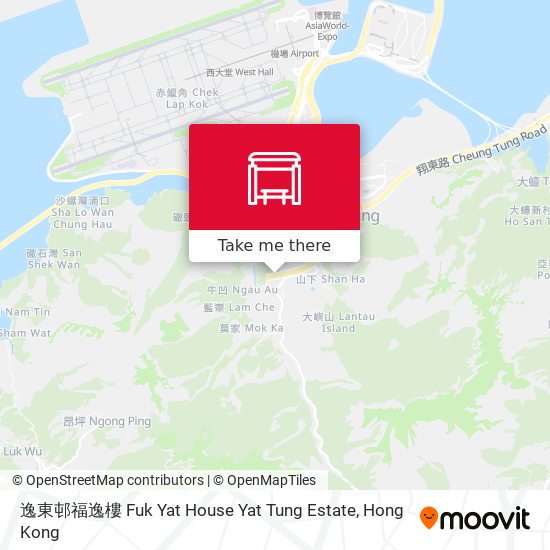 逸東邨福逸樓 Fuk Yat House Yat Tung Estate map