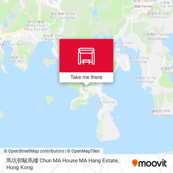 馬坑邨駿馬樓 Chun MA House MA Hang Estate map
