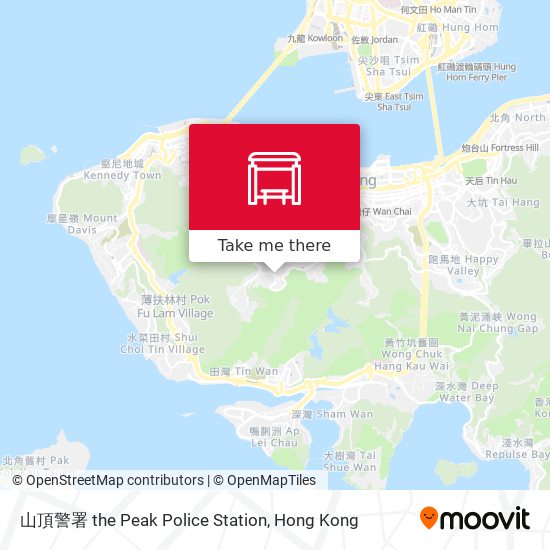 山頂警署 the Peak Police Station map