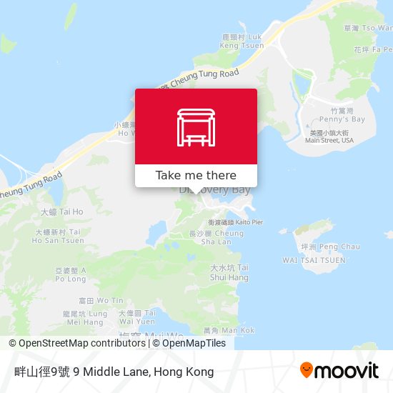 畔山徑9號 9 Middle Lane map