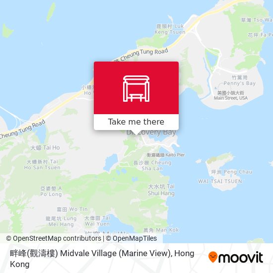 畔峰(觀濤樓) Midvale Village (Marine View) map
