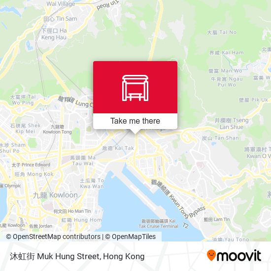 沐虹街 Muk Hung Street map
