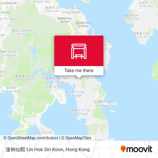 蓮鶴仙觀 Lin Hok Sin Koon map