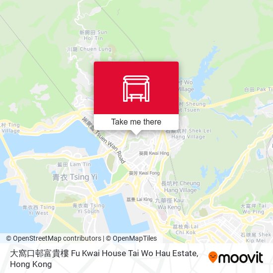 大窩口邨富貴樓 Fu Kwai House Tai Wo Hau Estate map