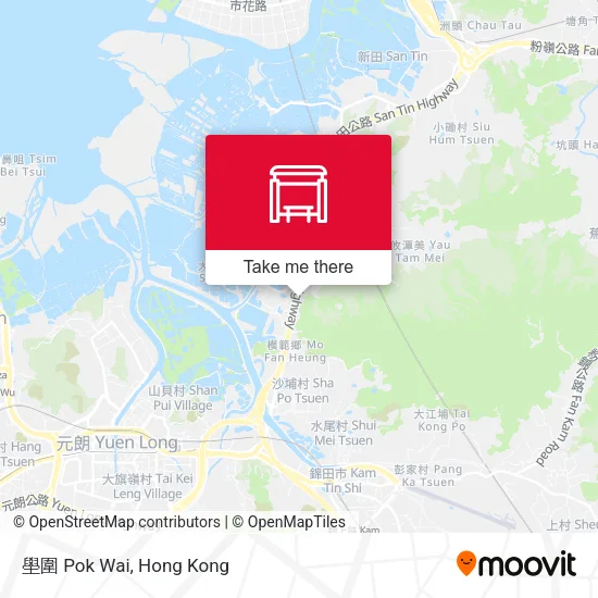 壆圍 Pok Wai地圖