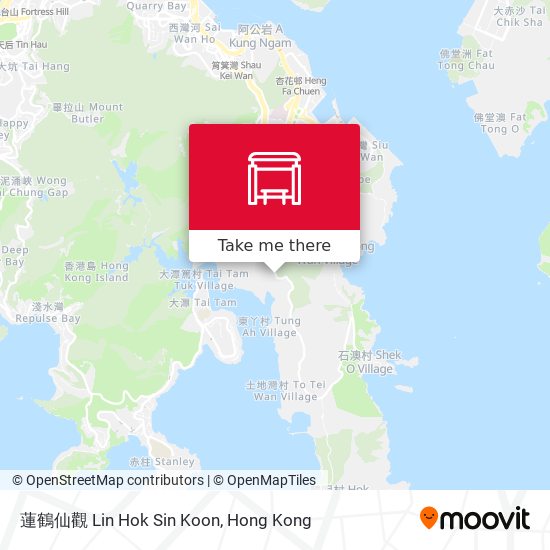 蓮鶴仙觀 Lin Hok Sin Koon map