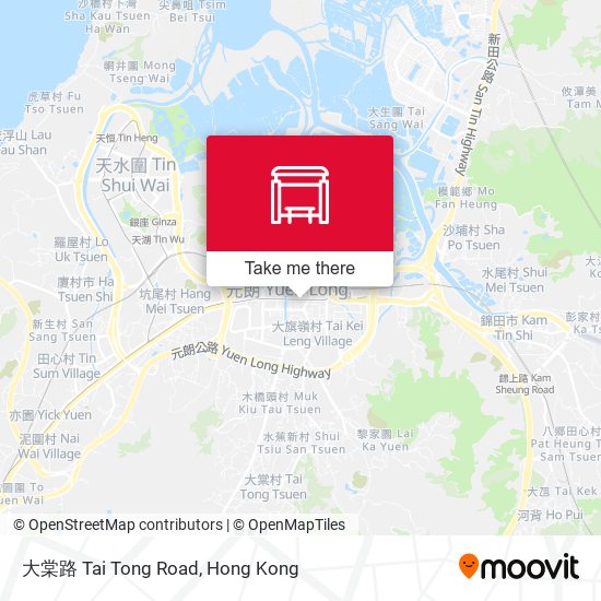大棠路 Tai Tong Road map