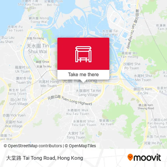 大棠路 Tai Tong Road map