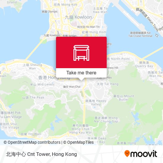 北海中心 Cnt Tower地圖