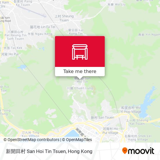 新開田村 San Hoi Tin Tsuen map