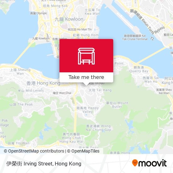 伊榮街 Irving Street map