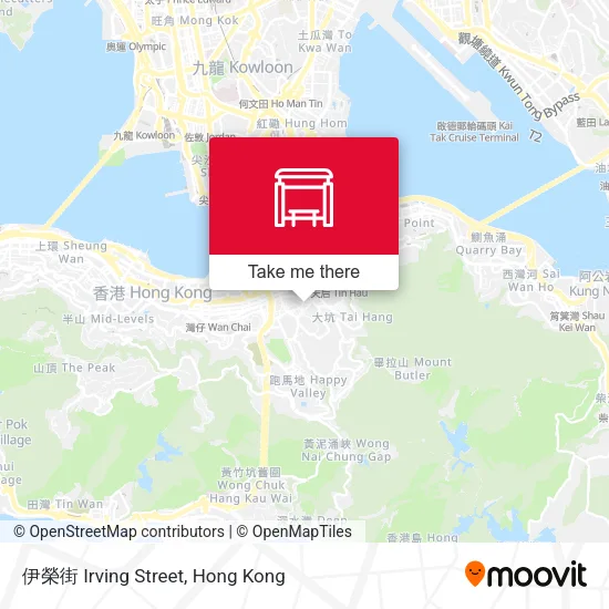 伊榮街 Irving Street地圖