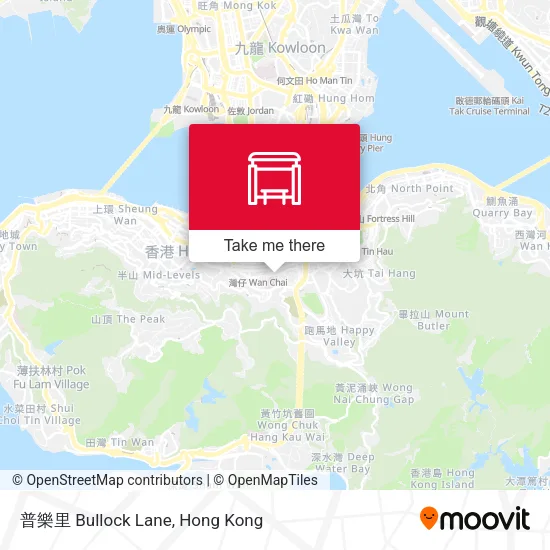 普樂里 Bullock Lane地圖