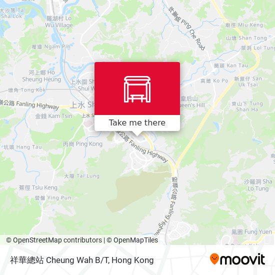 祥華總站 Cheung Wah B/T map