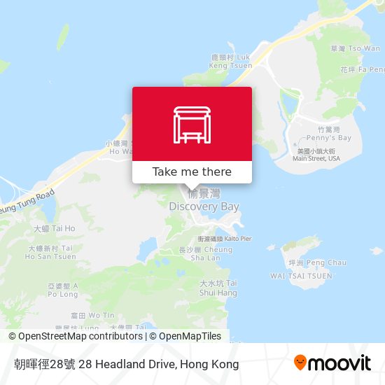 朝暉徑28號 28 Headland Drive map