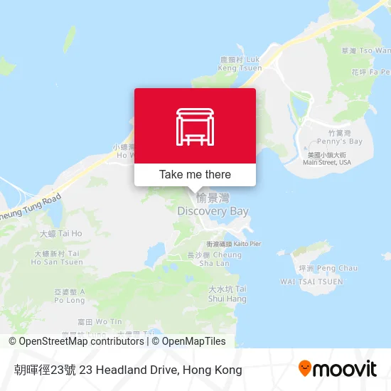 朝暉徑23號 23 Headland Drive map