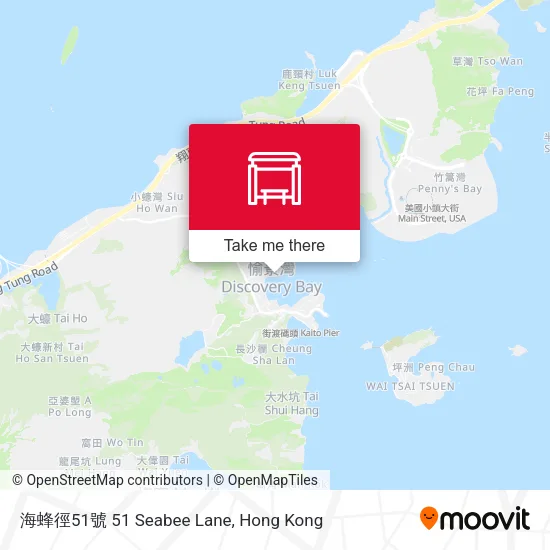海蜂徑51號 51 Seabee Lane map