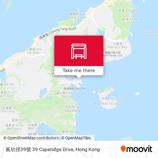 蘅欣徑39號 39 Caperidge Drive map