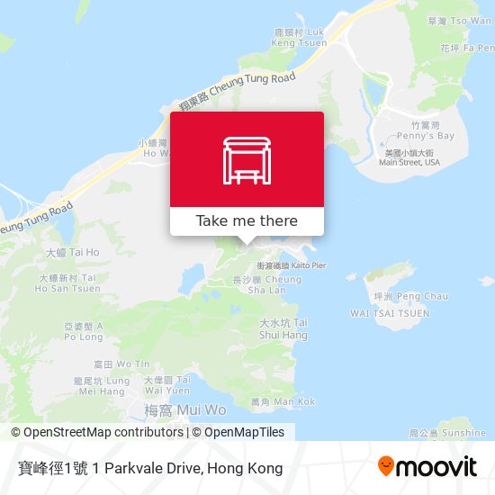 寶峰徑1號 1 Parkvale Drive地圖