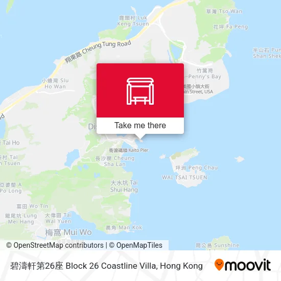 碧濤軒第26座 Block 26 Coastline Villa地圖