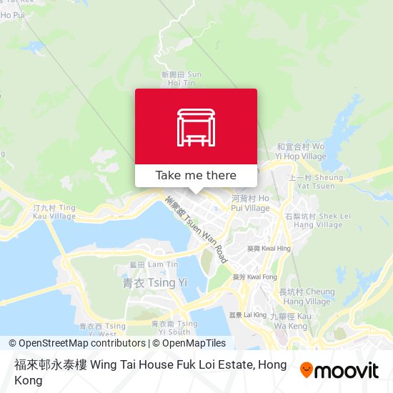 福來邨永泰樓 Wing Tai House Fuk Loi Estate map