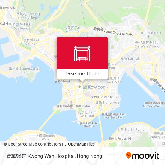 廣華醫院 Kwong Wah Hospital map