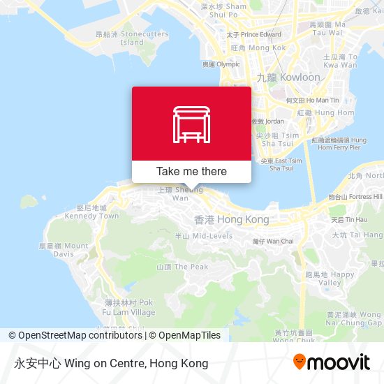 永安中心 Wing on Centre map