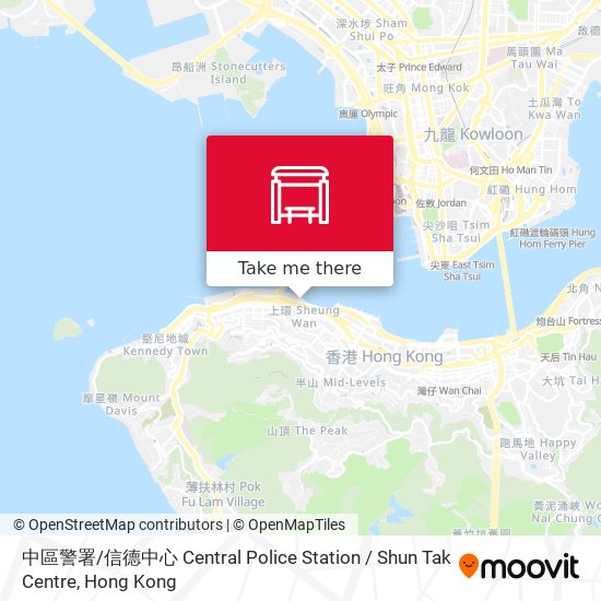 中區警署 / 信德中心 Central Police Station / Shun Tak Centre map