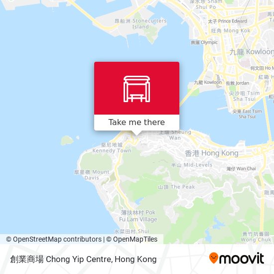 創業商場 Chong Yip Centre map
