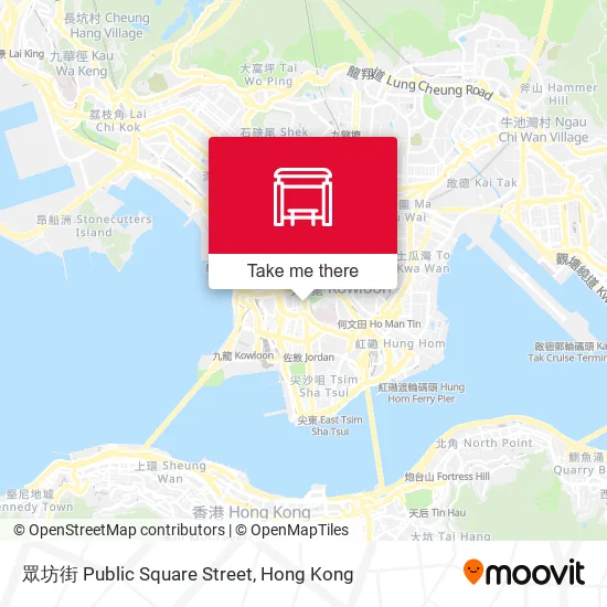 眾坊街 Public Square Street地圖