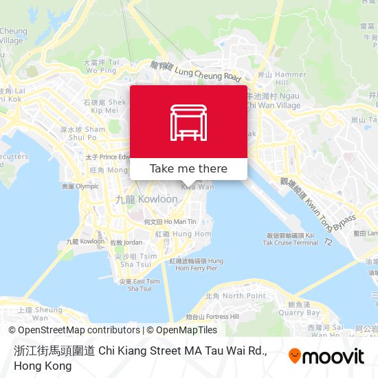 浙江街馬頭圍道 Chi Kiang Street MA Tau Wai Rd. map