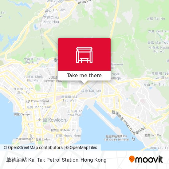 啟德油站 Kai Tak Petrol Station map